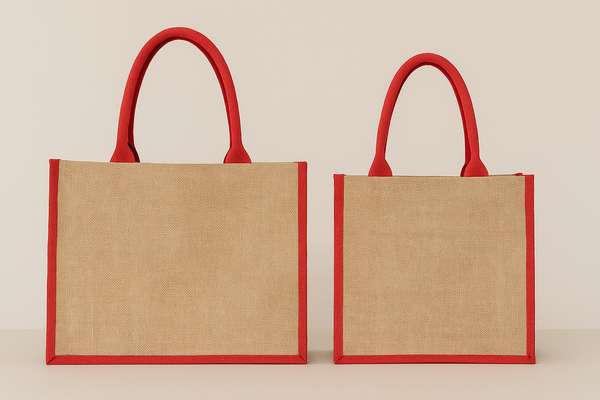 Delta Embroidered Jute Bags