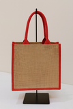 Delta Embroidered Jute Bags